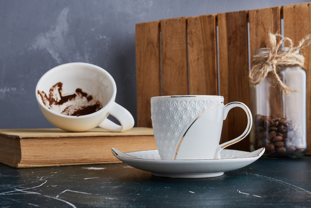 Buy Cafe Cups and Saucers That Elevate Your Coffee Presentation with Premium Porcelain Design